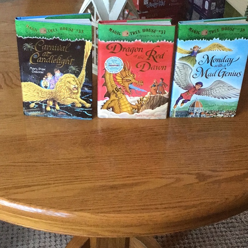 Magic Tree House Hard Cover Books # 33, 37, and 38